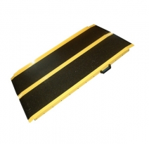 Rampa podjazdowa, aluminiowa składana, antypoślizgowa Al Briefcase, 1200 mm